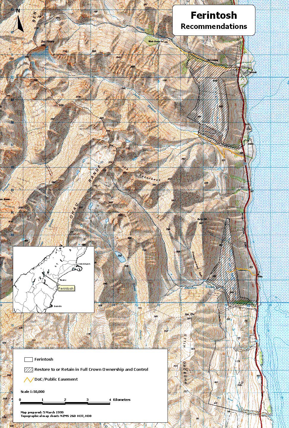 Tenure review between Ferintosch station and DOC a Official